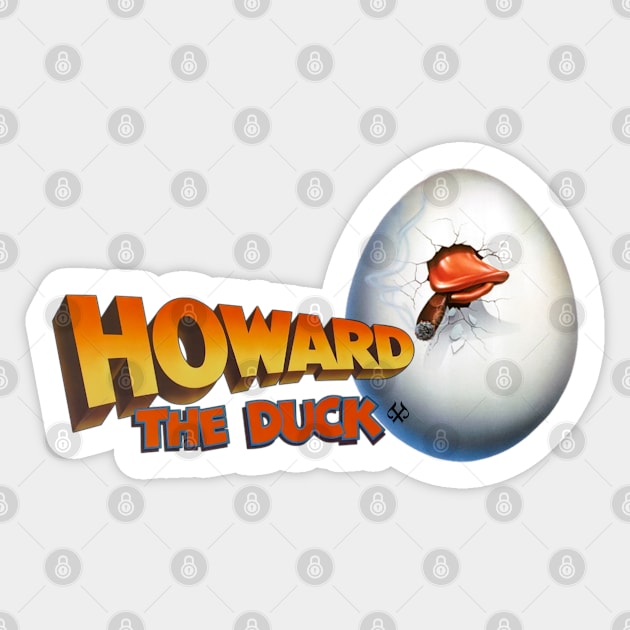 Howard the Duck Sticker by Turnbill Truth Designs